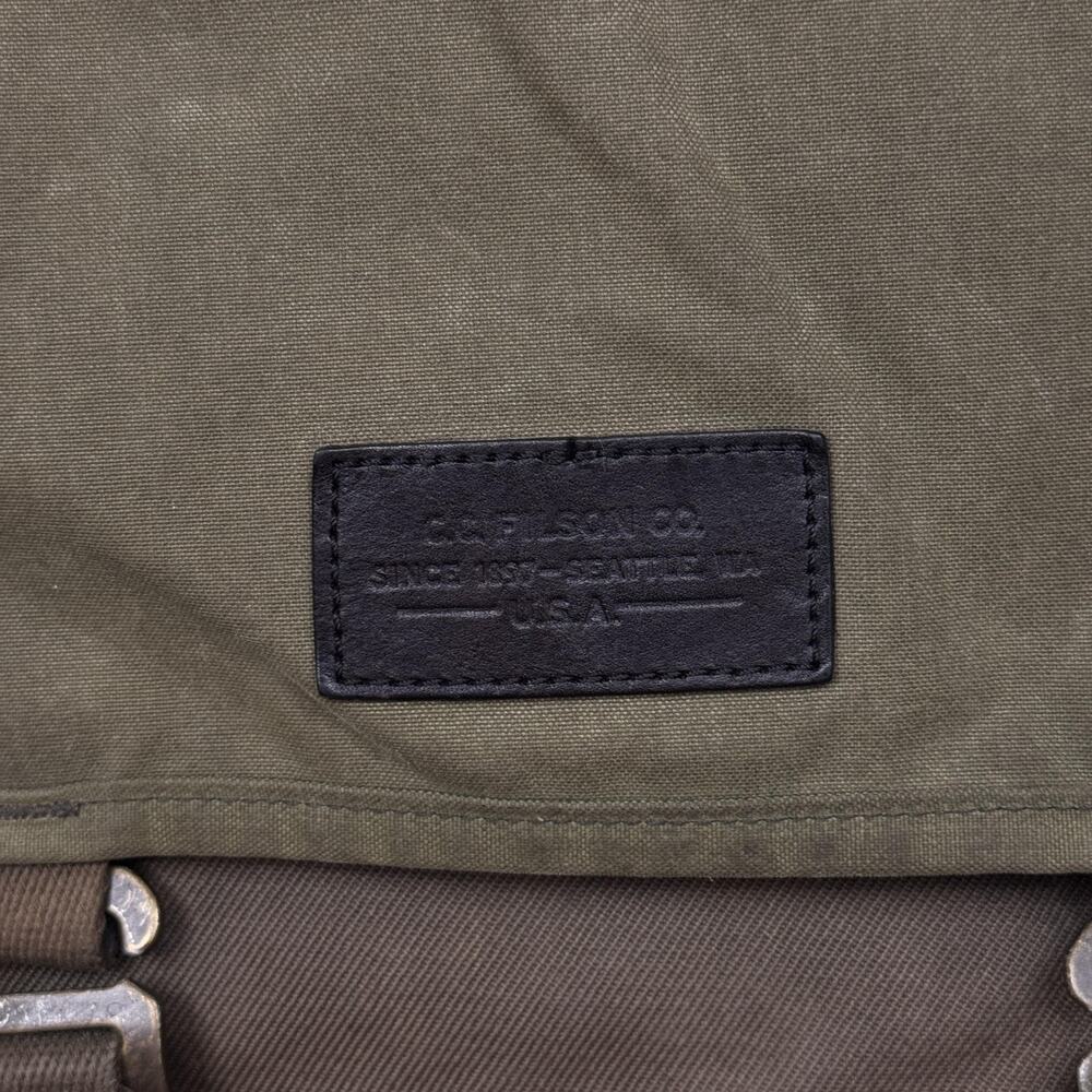 Vintage Filson Ranger Rucksack Backpack Otter Green Canvas CC Filson Workwear - Picture 6 of 16